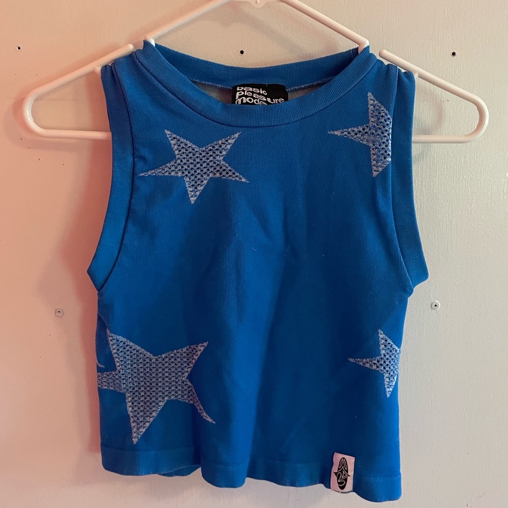 Unique Blue Star Tank Top